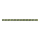 Ruban En Satin Camouflage numérique en bois à 8 bits / Camo (Devant)