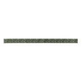 Ruban En Satin Camouflage vert foncé gris beige design Camo (Devant)