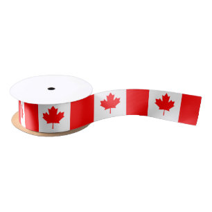 Ruban En Satin Canada Ruban, mode/sports, drapeau canadien