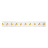 Ruban En Satin Canard jaune mignon (Devant)