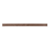 Ruban En Satin Cappuccino Simple Plain Moderne Élégant Présence (Devant)