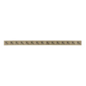 Ruban En Satin Capricorne Constellation Hevelius 1690 sur Taupe (Devant)