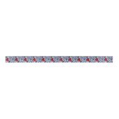 Ruban En Satin Cardinal rouge d'hiver (Devant)