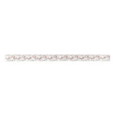Ruban En Satin Cardinaux rouges Snowtree Motif Noël Ruban (Devant)