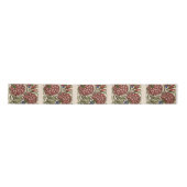Ruban En Satin Carnation Carrelage Fleur Antique Art Rustique (Devant)