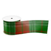Ruban En Satin Carreaux Rouges et Verts (Bobine)