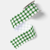 Ruban En Satin Carreaux verts (Dos)