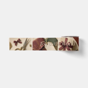 Ruban En Satin Carte de vœux de Noël, emballage cadeau élégant Ed
