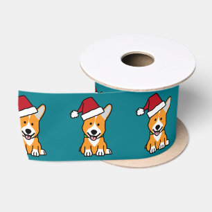 Ruban En Satin Casquette de Père Noël de Noël de Gallois de