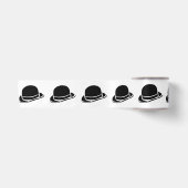 Ruban En Satin Casquette noir (Devant)
