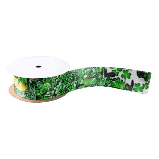 RUBAN EN SATIN CHANCE SOLEIL ! (Bobine)