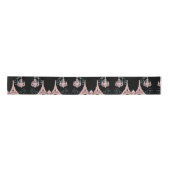 Ruban En Satin Chandelier français Black Pink Paris Tour Eiffel (Devant)