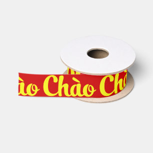 Ruban En Satin Chào / Hello ~ Vietnam / Vietnamien / Tiêt Viêt