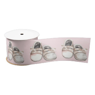 Ruban En Satin Chaussures pour bébé baby shower