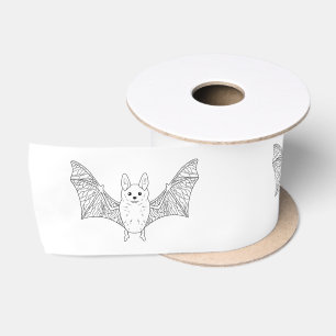 Ruban En Satin Chauve-souris minimaliste mignonne avec ailes en l