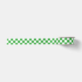 Ruban En Satin Checkered vert (Devant)