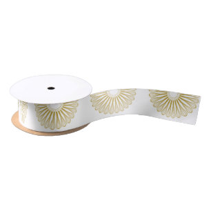 Ruban En Satin Chef pâtissier Baker Gold Whisk
