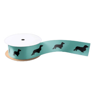 Ruban En Satin Cheveux longs Dachshund - Silhouette 1