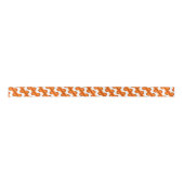 Ruban En Satin Chic Retro Funky Abstrait Waves Art Motif (Devant)