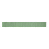 Ruban En Satin Chic Sage Lumière Forêt Vert rayé Zigzag (Devant)