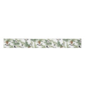 Ruban En Satin Chickadee Pine Branch Bois (Devant)