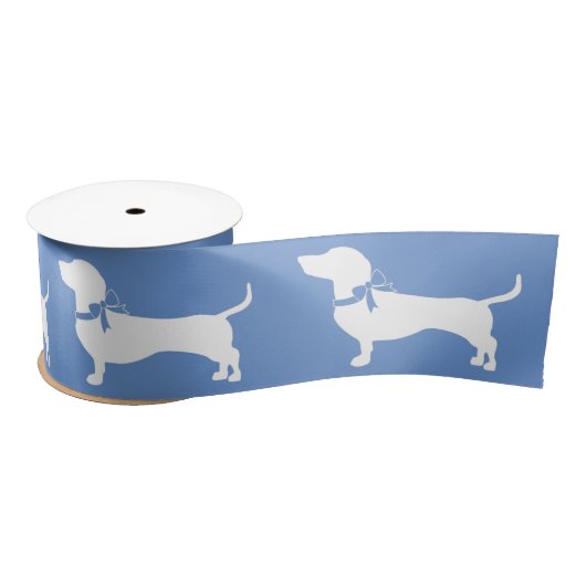 Ruban En Satin Chien Chien Chien Chien Puppy (Bobine)