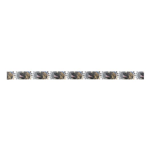 Ruban En Satin Chien de Leonberger (Devant)