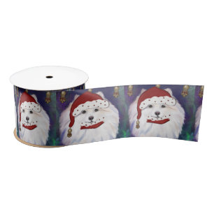 Ruban En Satin Chien Esquimau Américain 