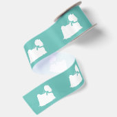 Ruban En Satin Chien Maltais Chiot Poil Long (Dos)