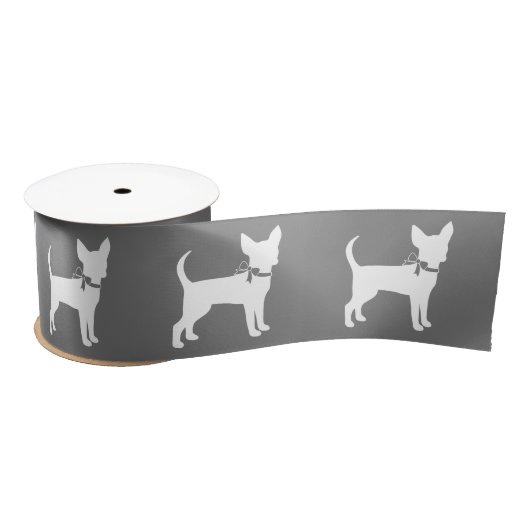 Ruban En Satin Chihuahua Chien Chiot Satin Ribbon (Bobine)