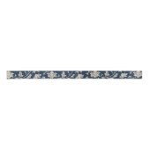 Ruban En Satin Chinoiserie florale Vintage (Devant)