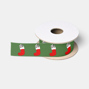 Ruban En Satin Chiot et chaussette
