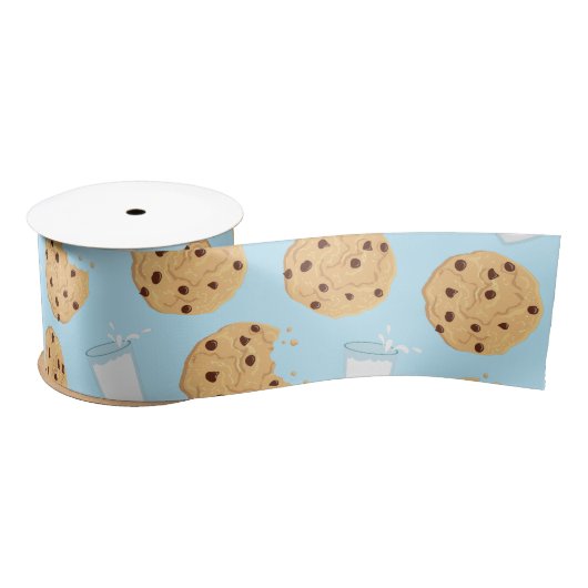 Ruban En Satin Chocolat Chip Cookie Enfants 1er Anniversaire Part (Bobine)