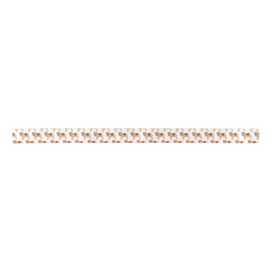 Ruban En Satin Chow Chow dog cartoon (Devant)