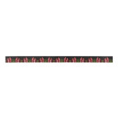 Ruban En Satin Christmas Celebration Red Candles Black (Devant)