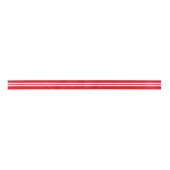Ruban En Satin Christmas Red & White Stripe Satin Ribbon (Devant)