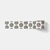 Ruban En Satin Cible de flechettes en blanc (Devant)