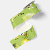 Ruban En Satin citrons aquarelle 23 (Dos)