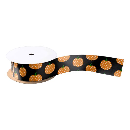 Ruban En Satin Citrouilles de Satin Ribbon-Halloween (Bobine)