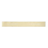 Ruban En Satin Clair Pastel Citron jaune blanc (Devant)