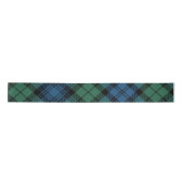 Ruban En Satin Clan bleu vert plaqué rustique Campbell Tartan (Devant)