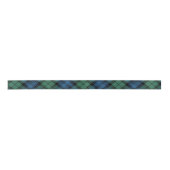 Ruban En Satin Clan Campbell Plaid Blue Green Tartan (Devant)