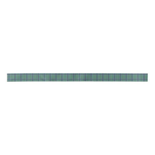 Ruban En Satin Clan Duncan Ancienne Tartan (Devant)