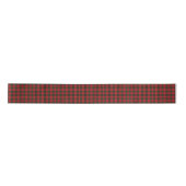 Ruban En Satin Clan Kerr Plaid Tartan Green Red Check (Devant)