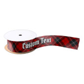 Ruban En Satin Clan Ramsay Red Tartan (Bobine)