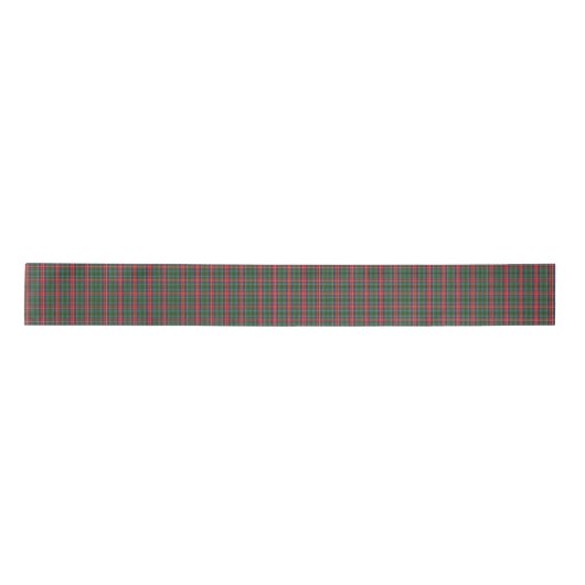 Ruban En Satin Clan rouge vert Plaid MacCulloch Tartan (Devant)