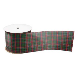 Ruban En Satin Clan rouge vert Plaid MacCulloch Tartan