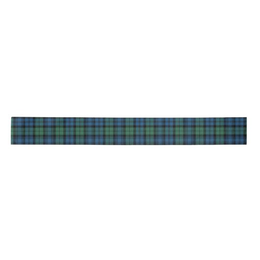 Ruban En Satin Clan rustique Green Plaid Campbell Tartan (Devant)