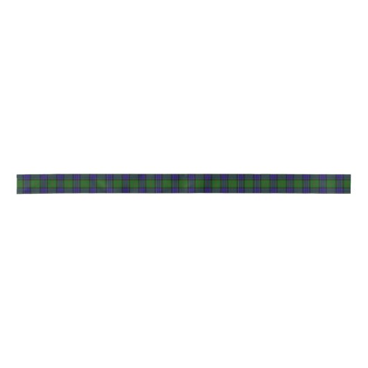 Ruban En Satin Clan Sinclair Chasse moderne Tartan (Devant)