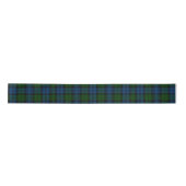 Ruban En Satin Clan vert Plaid Campbell Classique militaire Tarta (Devant)
